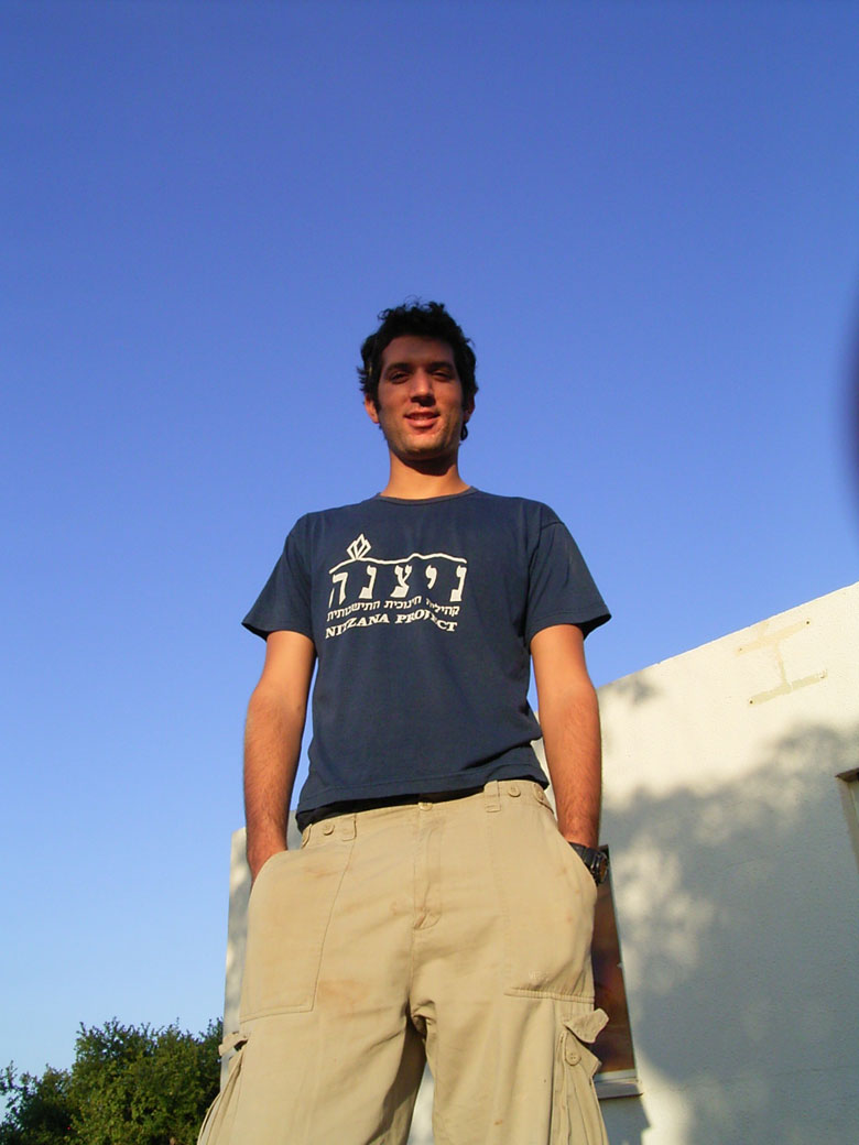 High school students and staff help to landscape the trees, take care of them, and prune them. Tom Amit, head of Nitzana staff, wearing the blue "Nitzana" t-shirt, is the Official ADASR Nitzana Participant in the year of 2005, and has provided us with most of our Nitzana photographs. 