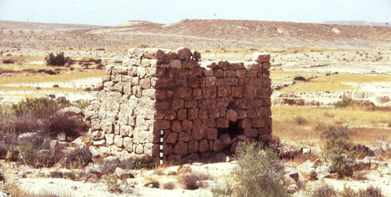 Farmhouses are located near the terraced wadis. The number of the farmhouses is estimated in thousands.