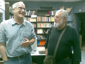 Prof. Aren Maeir Excavation Director at Tell es-Safi/Gath with Mike Pincus CRASL Director at Bar Ilan University